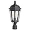 Nuvo East River Outdoor Post Lantern 1 Light Matte Black Finish 60/5943 - alternate 1